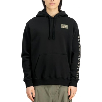 Alpha Industries Camo Sleeve Hoodie black