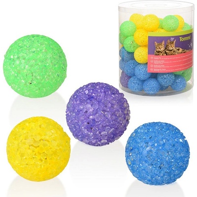 TOMMI Hračka pro kočky míček Glitzerball 4cm