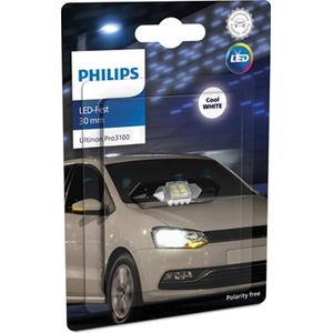 PHILIPS Крушка, LED, светлини ку е PHILIPS C5W, 12V, 0, 8W, 6000K, 65lm, 1 бр