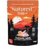 Naturest® Naturest Пауч за възрастни кучета с пилешко, агнешко, морков и сладък картоф