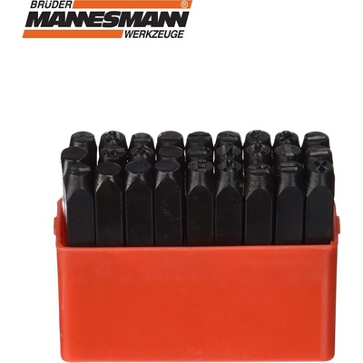 B. mannesmann Комплект стоманени букви 6 mm / MANNESMANN 244-06 / (M 244-06)