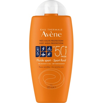 Avène Sun Слънцезащитен флуид за лице и тяло Sport, SPF50+, 100 ml