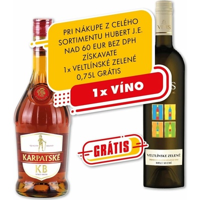 Karpatské KB 40% 0,7 l (čistá fľaša)