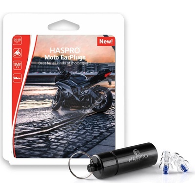 Haspro Moto špunty do uší na motocykl 1 pár 2 ks