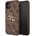 GUESS Калъф Guess - PU 4G Metal Logo, iPhone 11, кафяв (3666339006631)