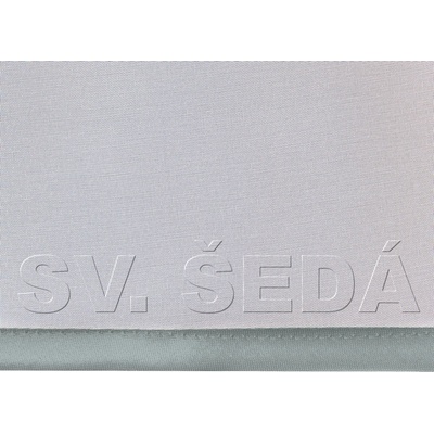 Voálová záclona Brena - mix barev sv. šedá 250x200