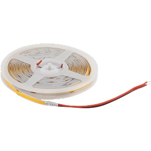 UltraLux LED ЛЕНТА ULTRALUX COB 24V 11W/м 1050lm 1800K 480LED IP20 5м АМБЪР (PN480A)