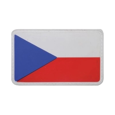 Vlajka ČR 8x5cm na suchý zip