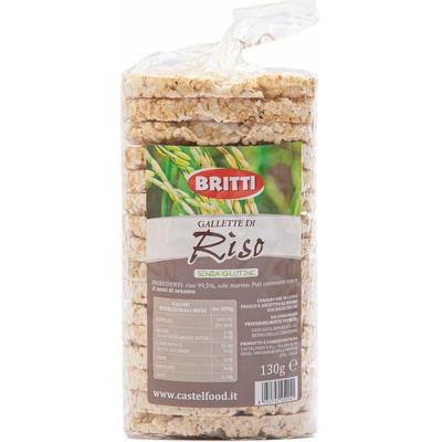 Britti ryžové chlebíky 130 g bezlepkové