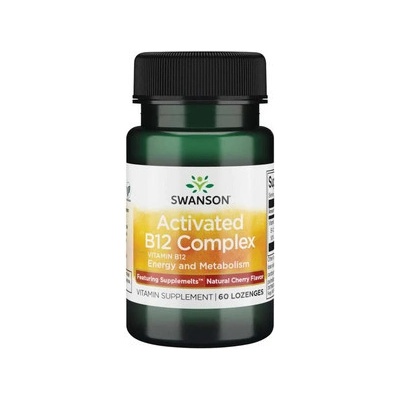 Swanson Activated B12 Complex čerešňa 60 kapsúl