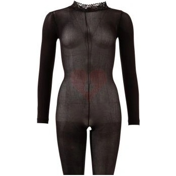 Catsuit s čipkovaným golierikom - 230049