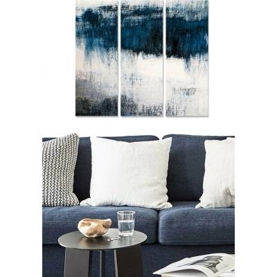 ASIR Obraz na MDF 3ks VODNÍ HLADINA 20 x 50 cm