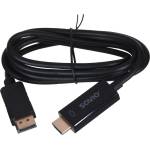 SAVIO Видео кабел адаптер Savio CL-56 1.5 m DisplayPort към HDMI черен (CL-56)