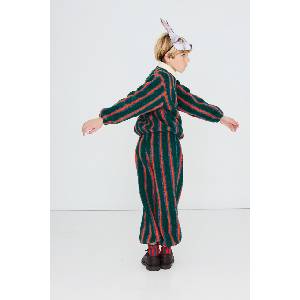 Tinycottons суичър за деца MULTICOLOR STRIPES SHERPA COLLAR SHERPA COLLAR SWEATSHIRT (AW26.244)