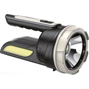 Kobi LED презареждаем фенер 2xLED/3W/5V 210 lm 1200 mAh черен (KB0588)