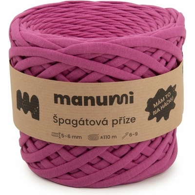 Manumi špagátová priadza malinová - 1 ks