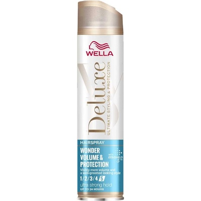 Wella Deluxe Wonder Volume & Protection Ultra Strong Hold Hairspray 250 ml