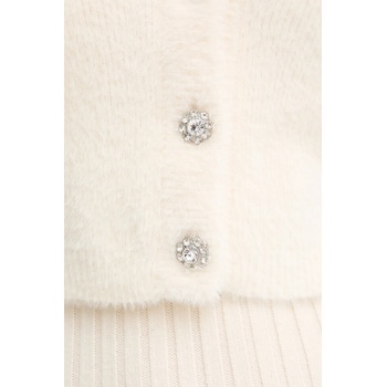 Morgan Рокля и жилетка Morgan в бежово среднодълга с кройка по тялото RMORILO (RMORILO)