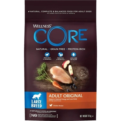 Wellness Core Adult Original Large Breedkuřecí 10 kg