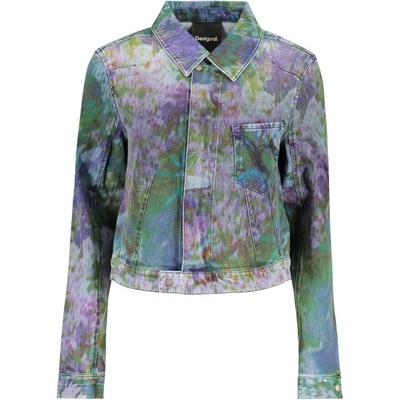 DESIGUAL Дамско дънково яке desigual, Размер s, Цвят Синьо (26swed09_bl5053)