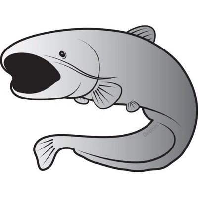 Nálepka Delphin Silver Sumec