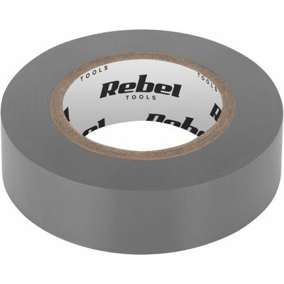 Rebel Páska izolačná 0,13 mm x 19 mm x 18,30 m sivá