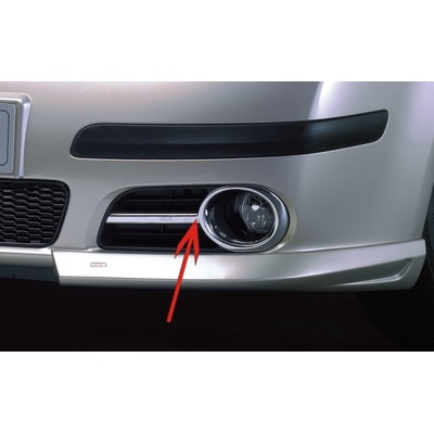 MILOTEC Rámčeky hmlových svetiel - ABS chróm Škoda Fabia I 2004 - 2007 po facelifte Milotec