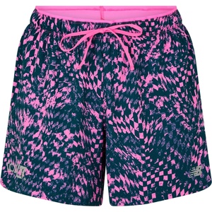 New Balance NB London Edition RC Essentials Printed Short - Pink Heat