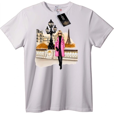 NOONEBRAND Тениска Парижки шик - 2XL, Black