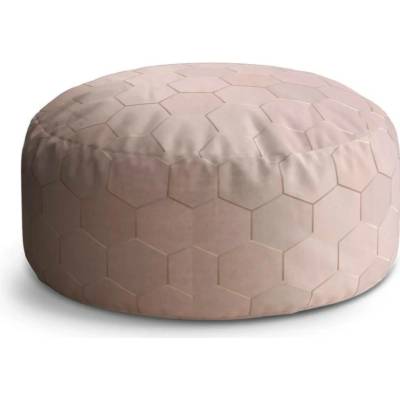 Sablio Taburet Circle Rose gold: 38x48 cm