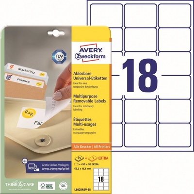 Avery Zweckform A4 L6025REV-25 – Zboží Dáma