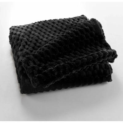 douceur d'intérieur Mini Frosty deka černá 125x150