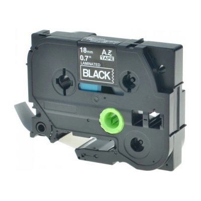 Alternativní páska Brother TZ-345/TZe-345 18 mm x 8 m bílý tisk/černý podklad