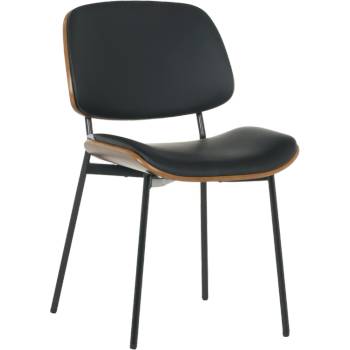 Посетителски стол Carmen 1180 - орех-черен (3520990)