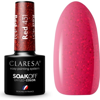 Claresa Gél lak Red 431 5 g