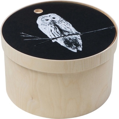 Box na pečivo s doskou Owl