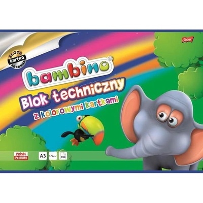 St. Majewski Техническо блокче Majewski Bambino А3 цветни 10 листа