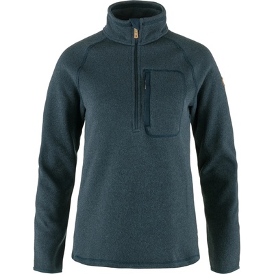 Fjällräven Дамски поларен пуловер Fjällräven Women's Övik Fleece Half Zip Fleece jumper - Navy - размер XXS (105-6905-0311)