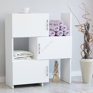 ASIR GROUP Шкаф ANNA 89, 8x65 cм бял (AS0628)