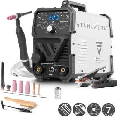 STAHLWERK Комбинирана заваръчна машина 2 в 1 stahlwerk dc tig 200 st/ 200a (6916)