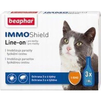 Beaphar Kapky proti parazitům pro kočky 3 x 1ml
