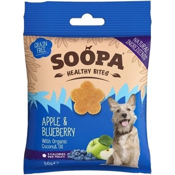 Soopa Healthy Bites maškrty s jablkom a čučoriedkou 50 g