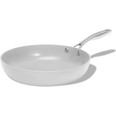 Elmich Nepřilnavá keramická pánev Vital 30 cm krémově bílá