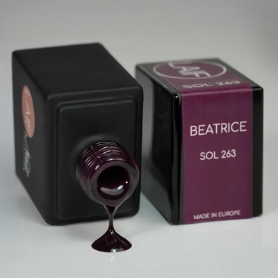 Laif Gel lak černý SOL 263 Beatrice 10 ml