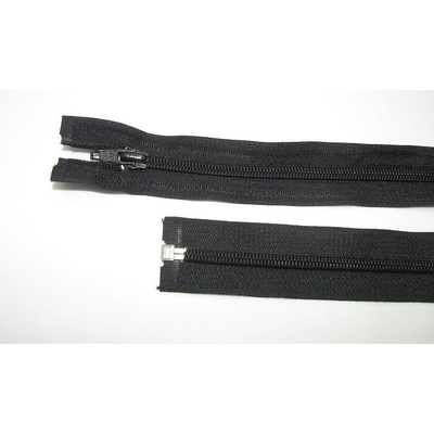 Zips špirála deliteľný 5mm - dĺžka 35cm, farba čierna