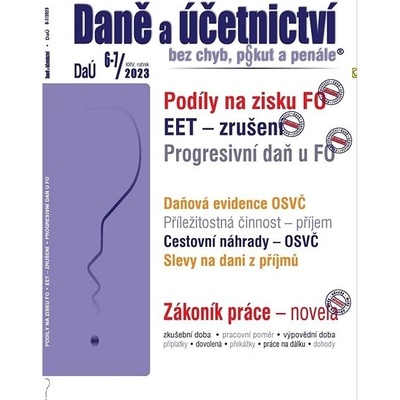Daně a účetnictví bez chyb, pokut a penále č. 6-7 / 2023 - EET – zrušení od 1. 1. 2023 - Poradce s.r.o.