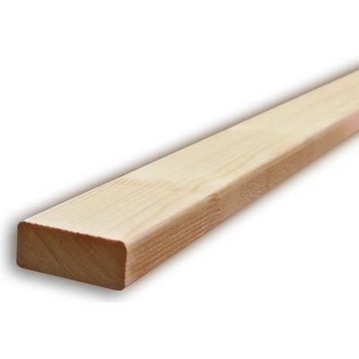 Lavičkový profil 28 x 70 x 2100 mm - severský smrk, sušený, zaoblené hrany