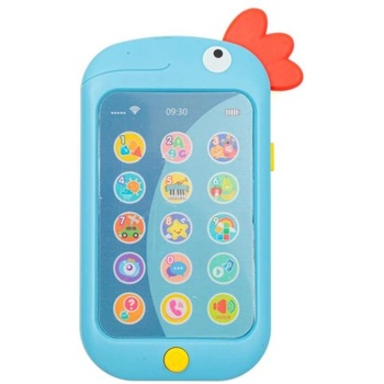 Baby Mix Образователен играчка телефон Baby Mix син