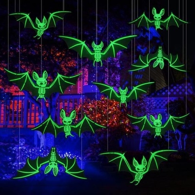 Halloweenské dekorace, netopýři VOPIWOZ 10ks