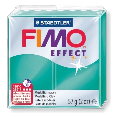 FIMO Полимерна глина Staedtler Fimo Effect, 57g, прз504 (21896-А-ПРОЗРЗЕЛЕН)